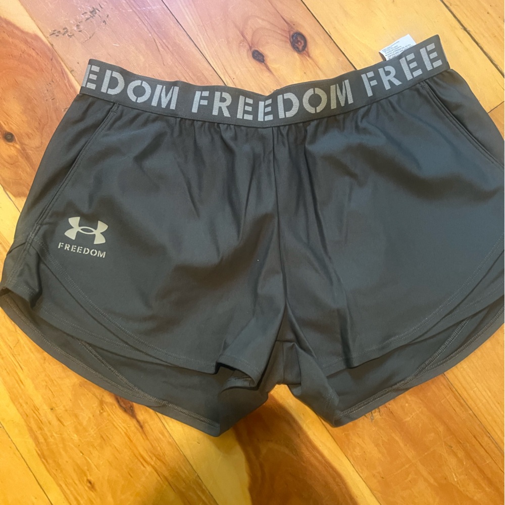 Under armor shorts. Army green size large
